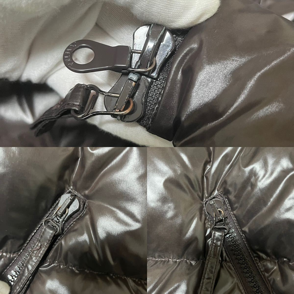 1円 【極美品・廃盤】DUVETICA デュベティカ ダウンジャケット グース ダークブラウン シャイニー 48サイズ L ダウンジャケット DUVETICA デュベティカ 0 緑 ダウンコート