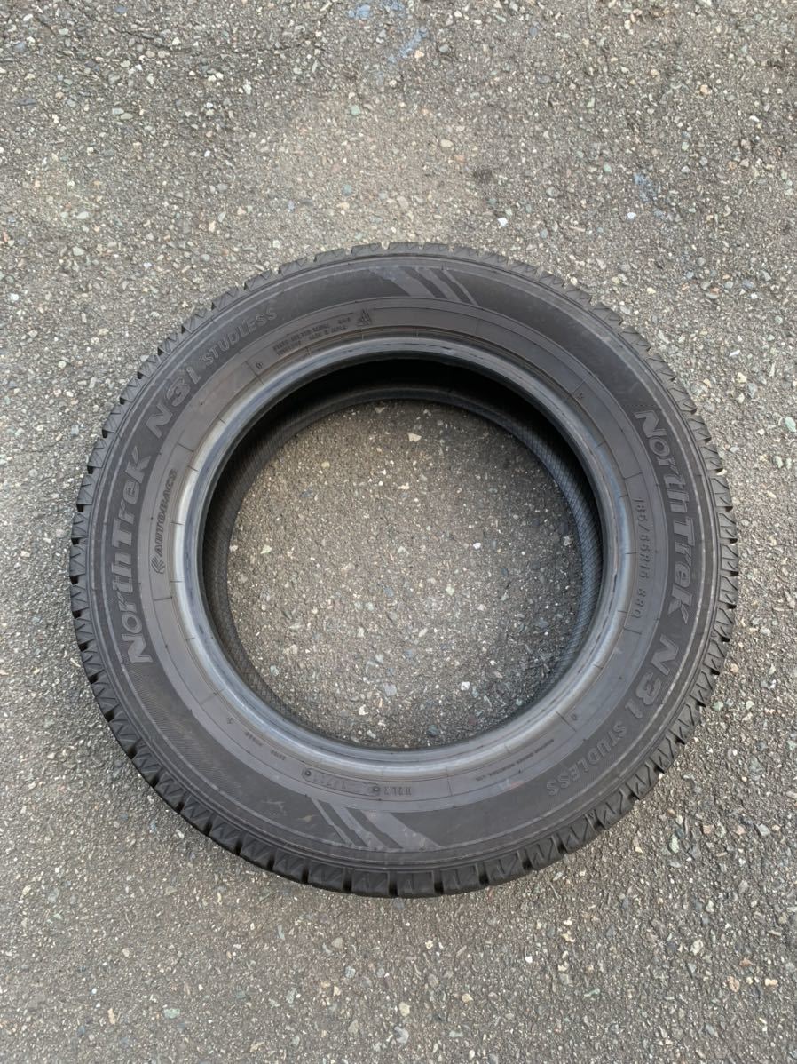 AUTOBACS N3i 中古スタッドレス 冬タイヤ4本セット185/65R15 88Q バリ溝 オートバックス 185&frasl;65R15 スタッドレス ノース NORTHTREK 82Q