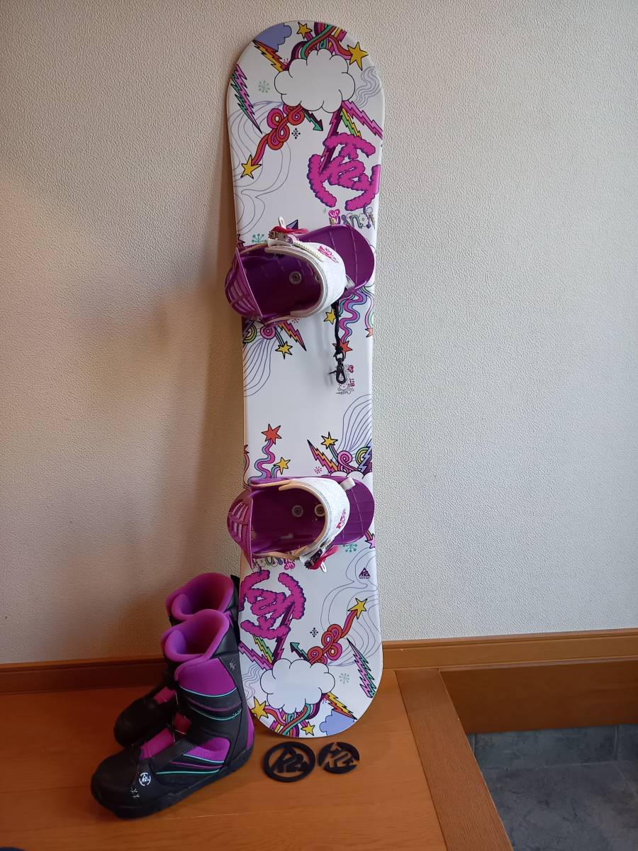 送料無料】K2 スノーボード GROM PACK 3点セット ボード120cm ブーツ