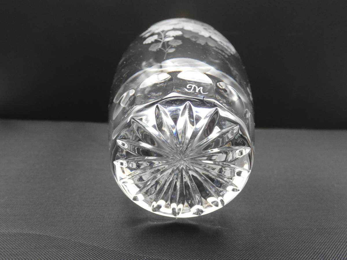 未使用品】Meissener Bleikristall マイセンクリスタル 干支 花瓶 
