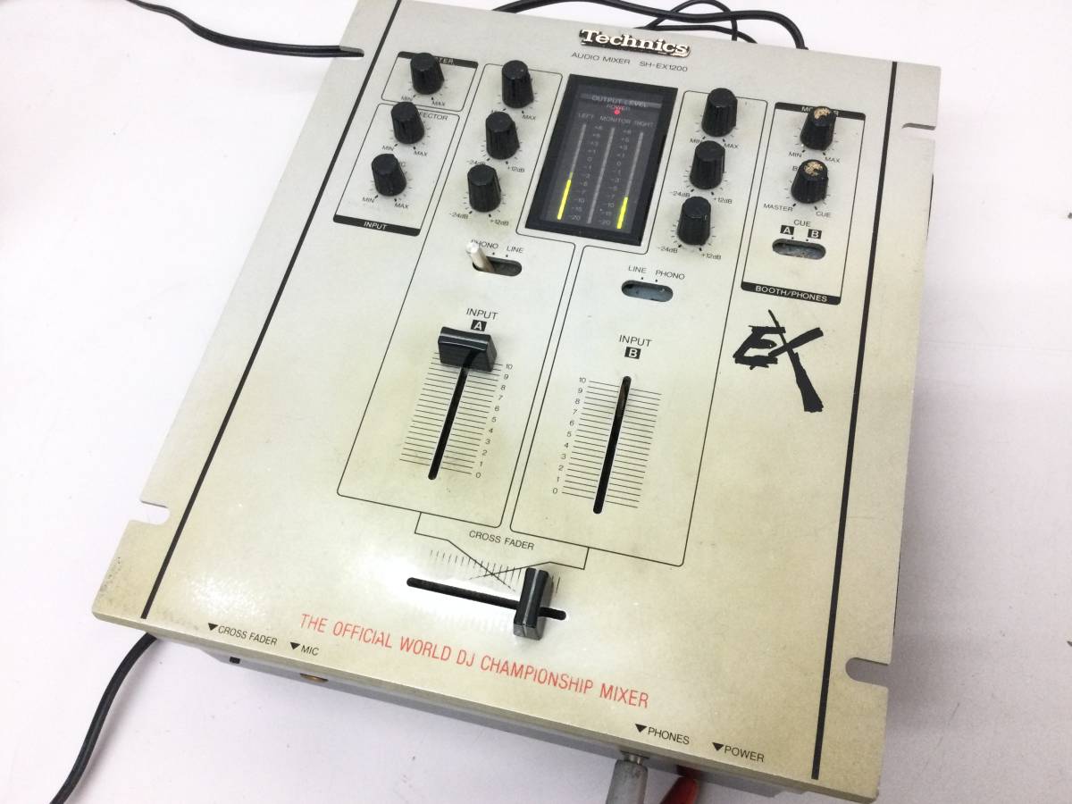 Technics SH-EX1200 DJミキサー テクニクス ミキサー DJ オーディオ