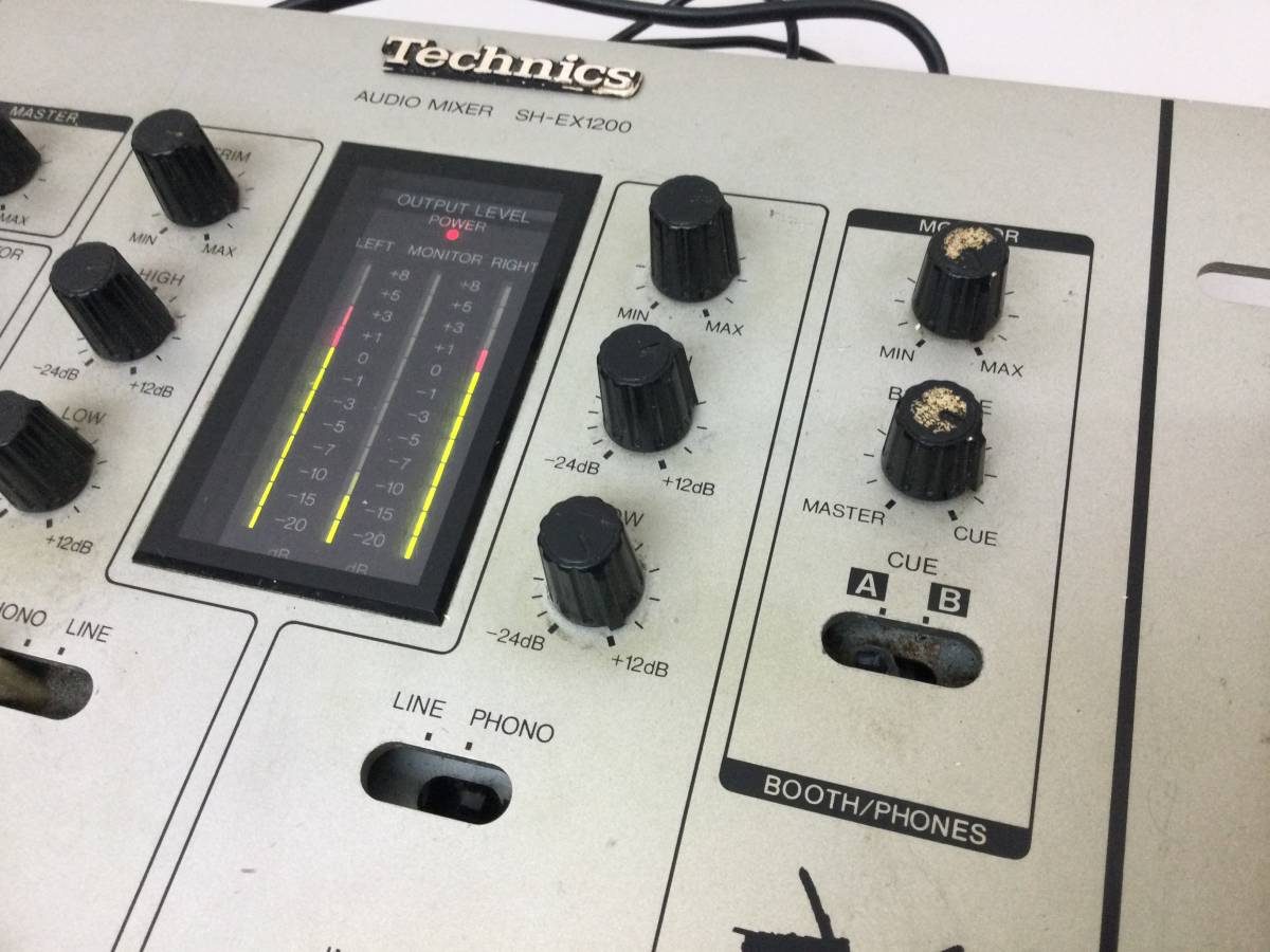 Technics SH-EX1200 DJミキサー テクニクス ミキサー DJ オーディオ