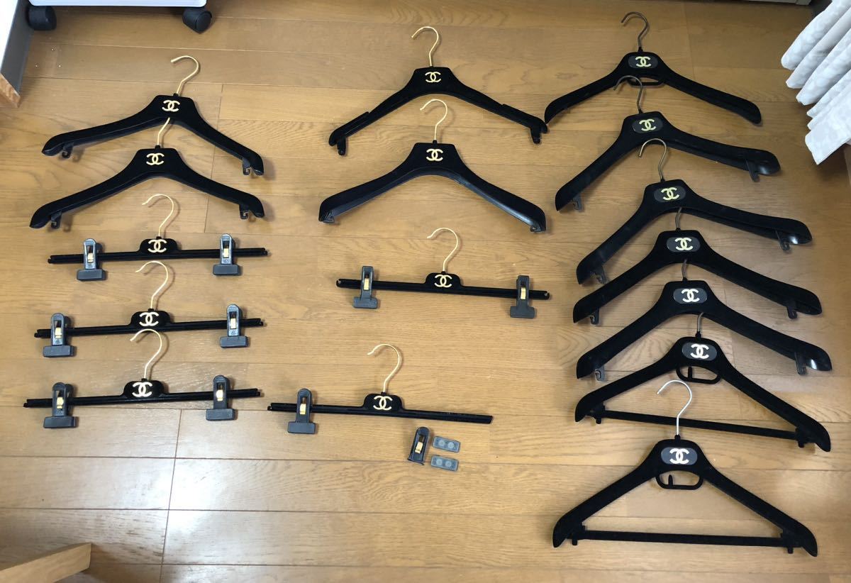 CHANEL シャネル ココマーク ハンガー12点&ジャンク扱い4点 計16点セット