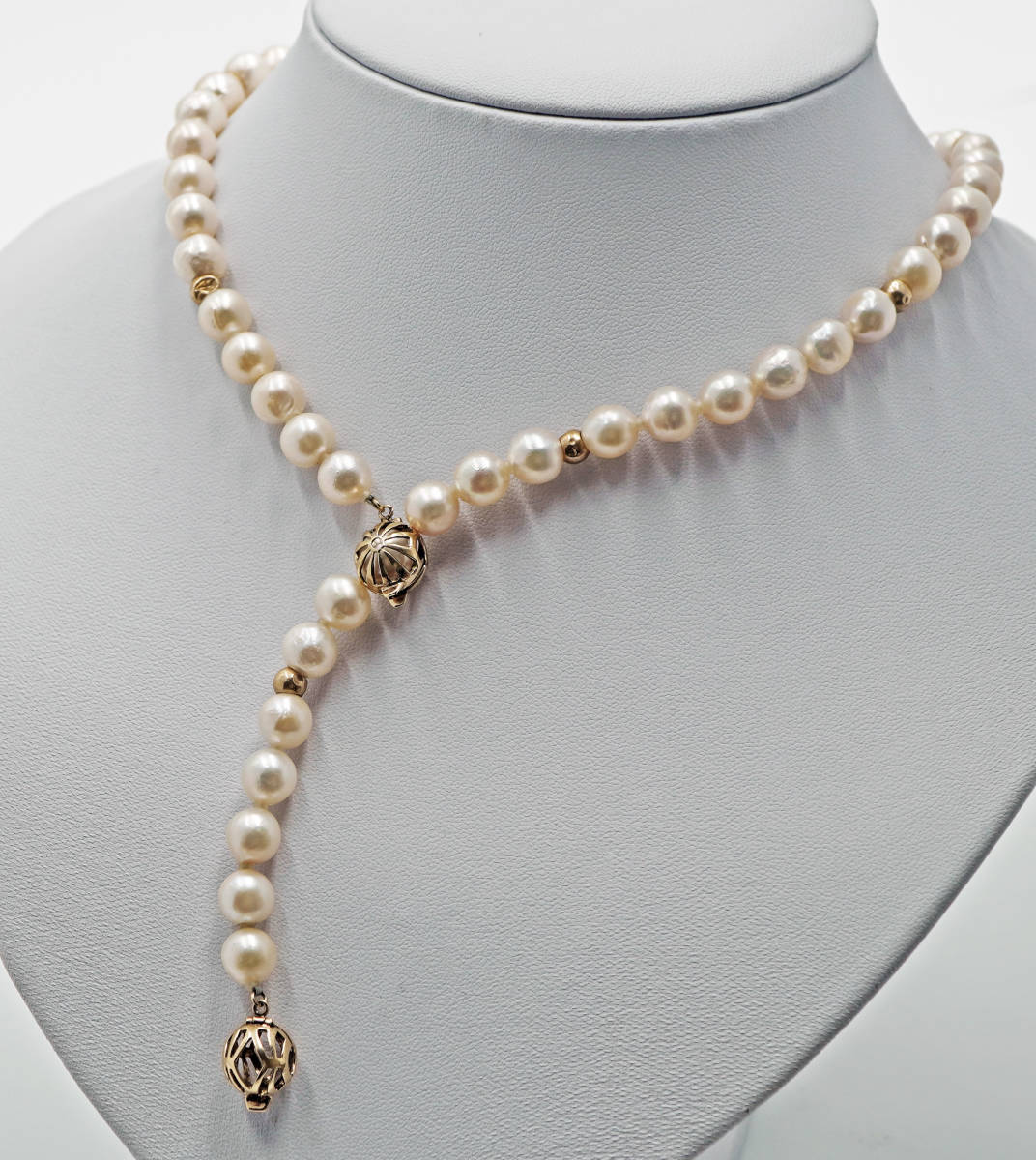 伊勢志摩産本真珠ネックレスパーツK14 K14入り!!セット売り◇本真珠