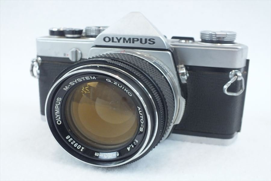Olympus M-1 フィルム一眼レフカメラ レンズ付き オリンパス　ジャンク ☆ OLYMPUS オリンパス M-1 フィルム一眼レフ G.ZUIKO AUTO-S 1.4 50mm