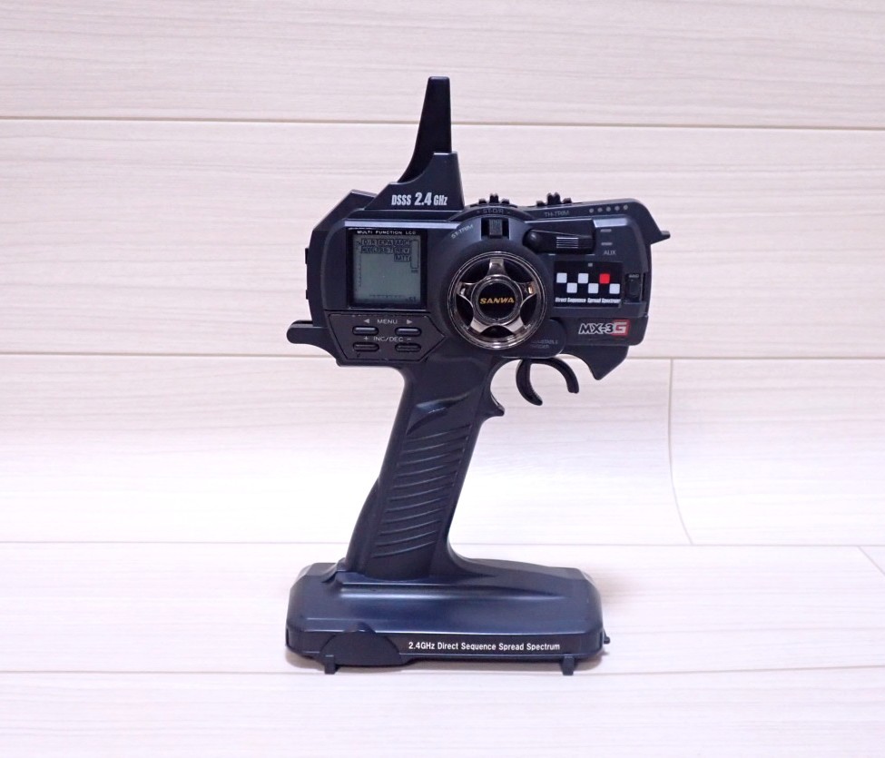 サンワ プロポ MX-3G 2.4G 送受信機セット 箱説明書付