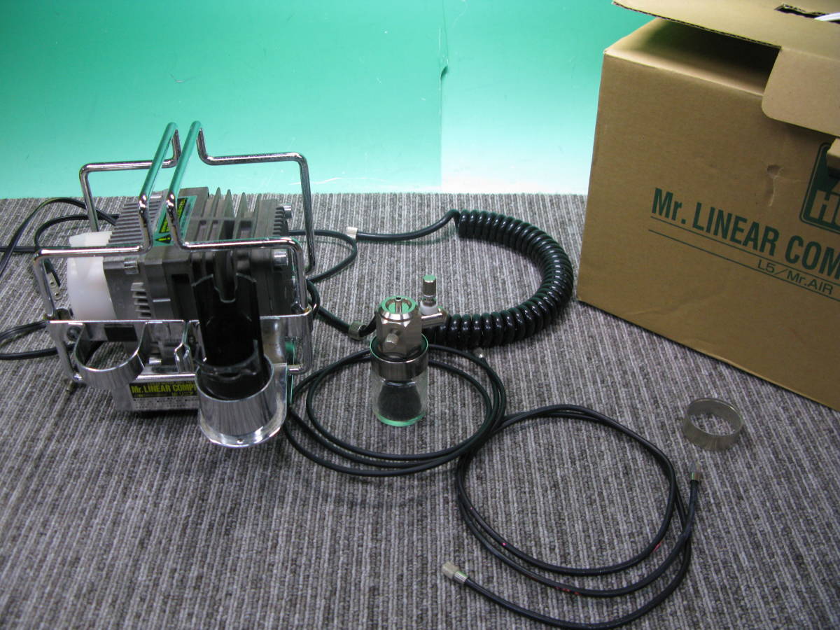 rkキ12-66 Mr.LINEAR COMPRESSOR L5 リニアコンプレッサー 中古品 現状渡し