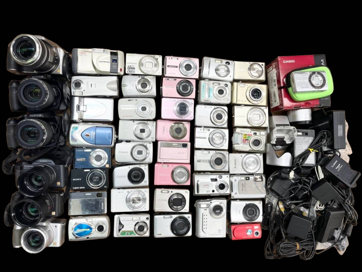 Canon Nikon SONY等　デジタルカメラまとめ売り MT☆デジタルカメラまとめ☆ 46点 【Canon キャノン/Nikon ニコン