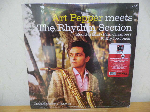 1枚超値下げ☆新品・完売！23年ぶり？裏3色本格MONO復刻180g！Art Pepper Meets The Rhythm Section【2022 RECORD STORE DAY 限定盤】 