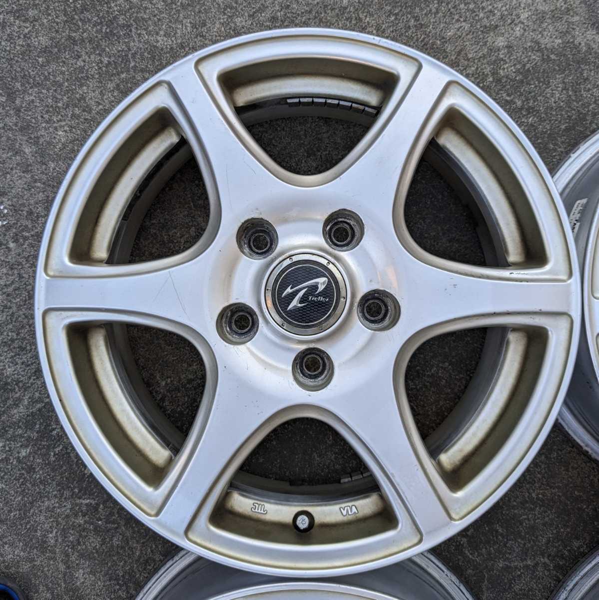 WEDS Treffer 15×6J 5穴 PCD114.3 ET43 ホイール ウェッズ 15インチ + 