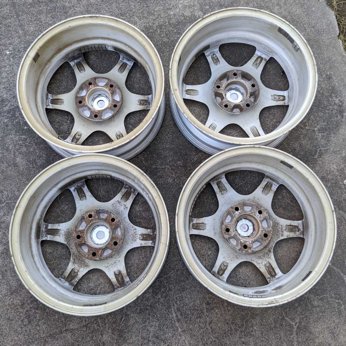 WEDS Treffer 15×6J 5穴 PCD114.3 ET43 ホイール ウェッズ 15インチ + 