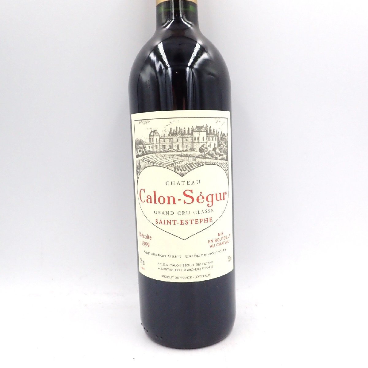 未開栓】カロン セギュール 1999 750ml CHATEAU Calon Segur【A2
