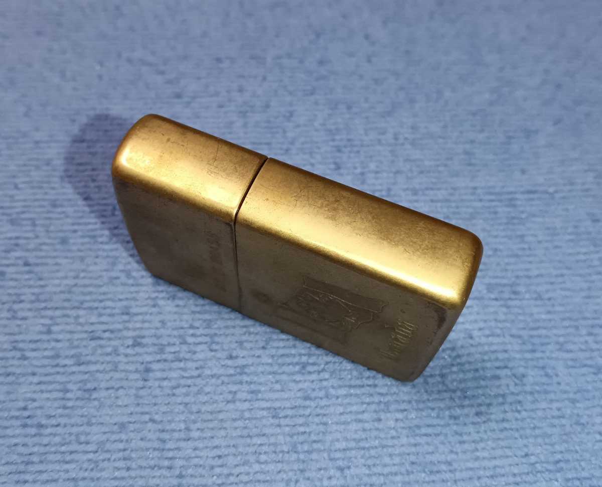 Zippo/ジッポー CANADA ソリッドブラス（SOLID BRASS） ダブルイヤー 