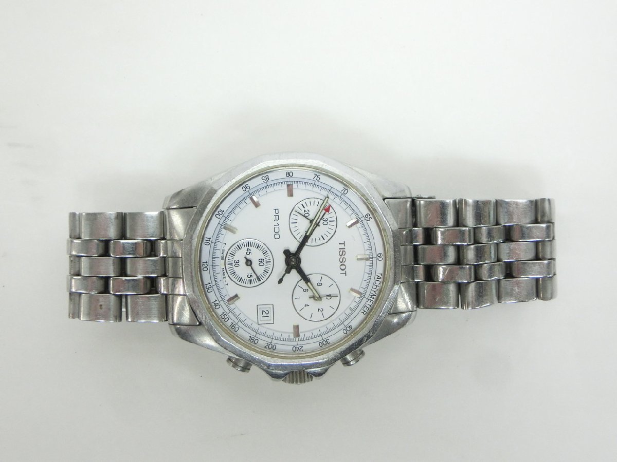 H-0148】TISSOT ティソ PR100 P372/472-1 クロノグラフ 腕時計 