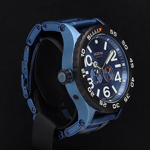 RIKU Lightning クッション　出回りなし　レア 1円 稼働 良品 ニクソン QZ THE MOON RAIDER 200M チタン スモセコ