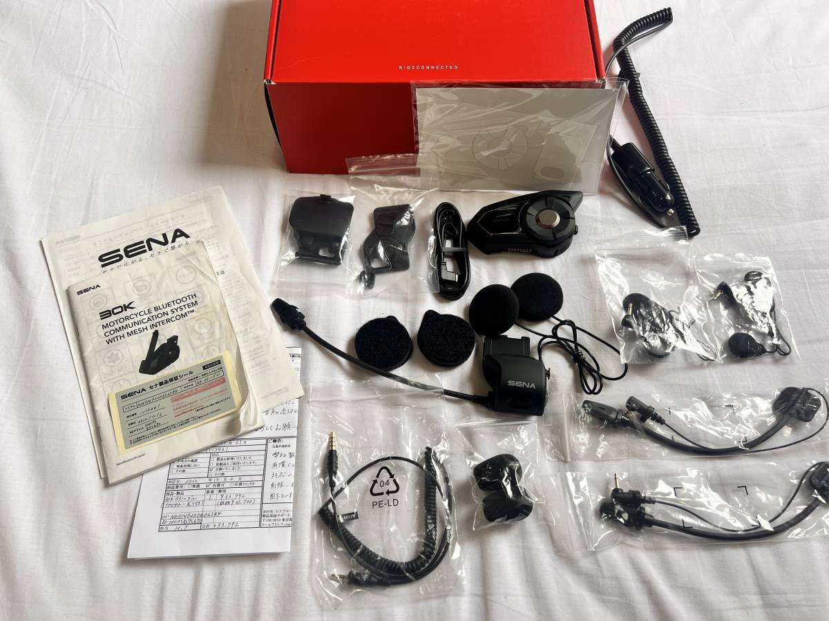 SENA 30K インカム sena 公式通販 30kの通販 セナ | シングルパック 30K-03 《公式》南海部品の通販サイト Bluetooth 30K＜前モデル＞-パッケージ＜前モデル＞ バイク用インカム - インカム音声不良有