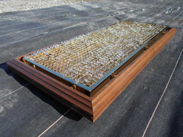 豪華ゴールドキング長方形シャンデリア☆石巻デコトラ当時物レトロ白銀  