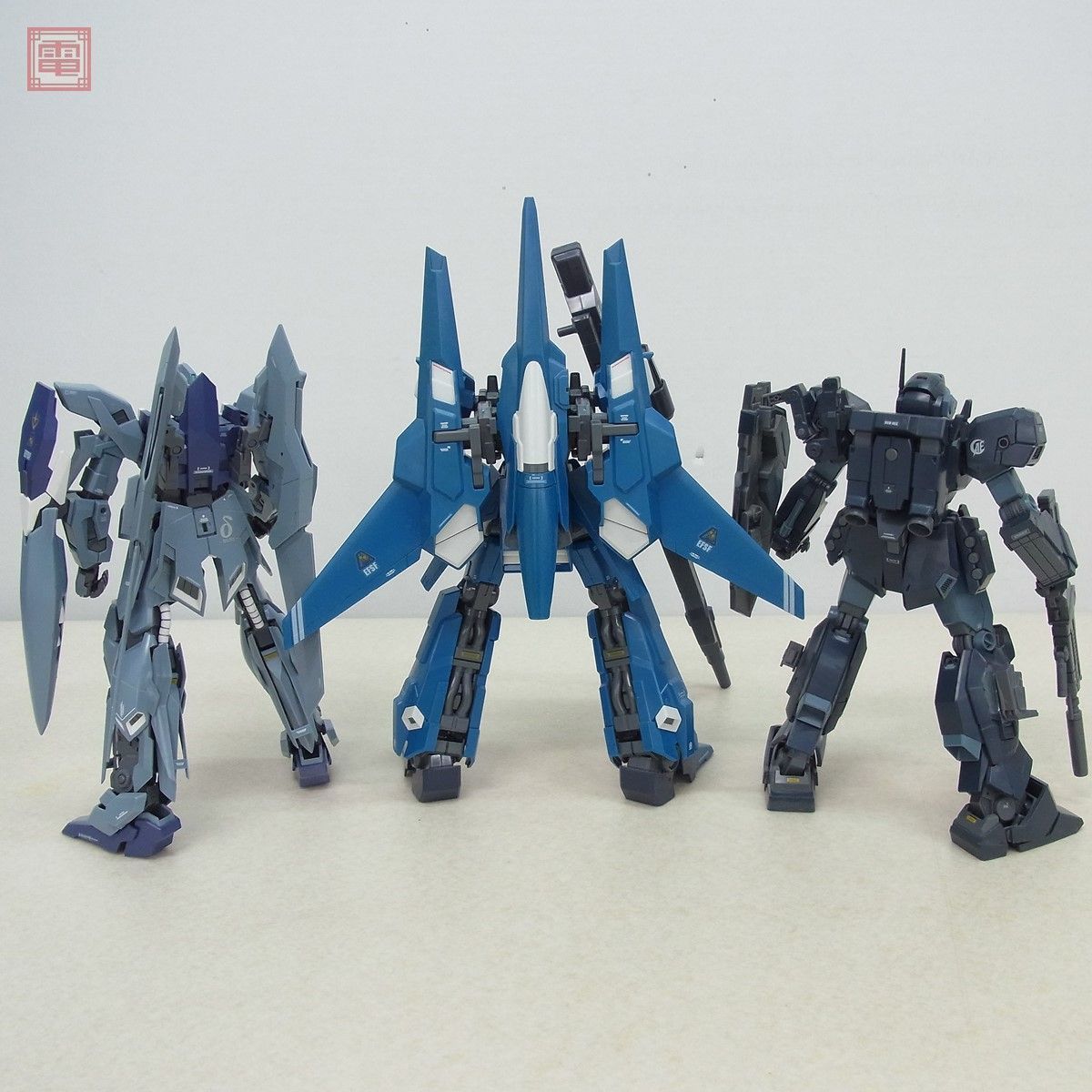 組立済 バンダイ MG 1/100 デルタプラス/リゼル(隊長機)/ジェスタ 計3 