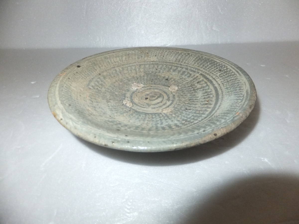 委託品】40-07 三島 茶碗 ⑦ 146 皿 （ 三嶋 朝鮮半島 李朝 高麗 暦