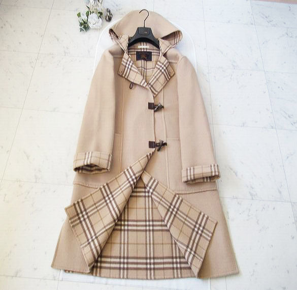 burberrys　バーバリー　ラムウール　カシミヤ　ダブルフェイス仕立て　ロングコート　7　Size　通常Lサイズの方向き ウール バーバリー カシミヤ 希少 ダブルロングコート コート&frasl;ウールカシミヤ混&frasl;キャメル&frasl;無地