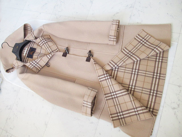 burberrys　バーバリー　ラムウール　カシミヤ　ダブルフェイス仕立て　ロングコート　7　Size　通常Lサイズの方向き ウール バーバリー カシミヤ 希少 ダブルロングコート コート&frasl;ウールカシミヤ混&frasl;キャメル&frasl;無地