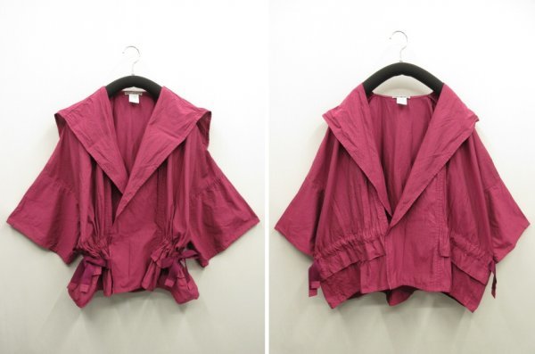 新品，品質保証 イッセイミヤケ ISSEY MIYAKE 洗える ポリエステル デザイン ジャケット サイズ2(ジャケット、上着)｜売買されたオークション情報、yahooの商品情報をアーカイブ公開 - オークファン 女性用