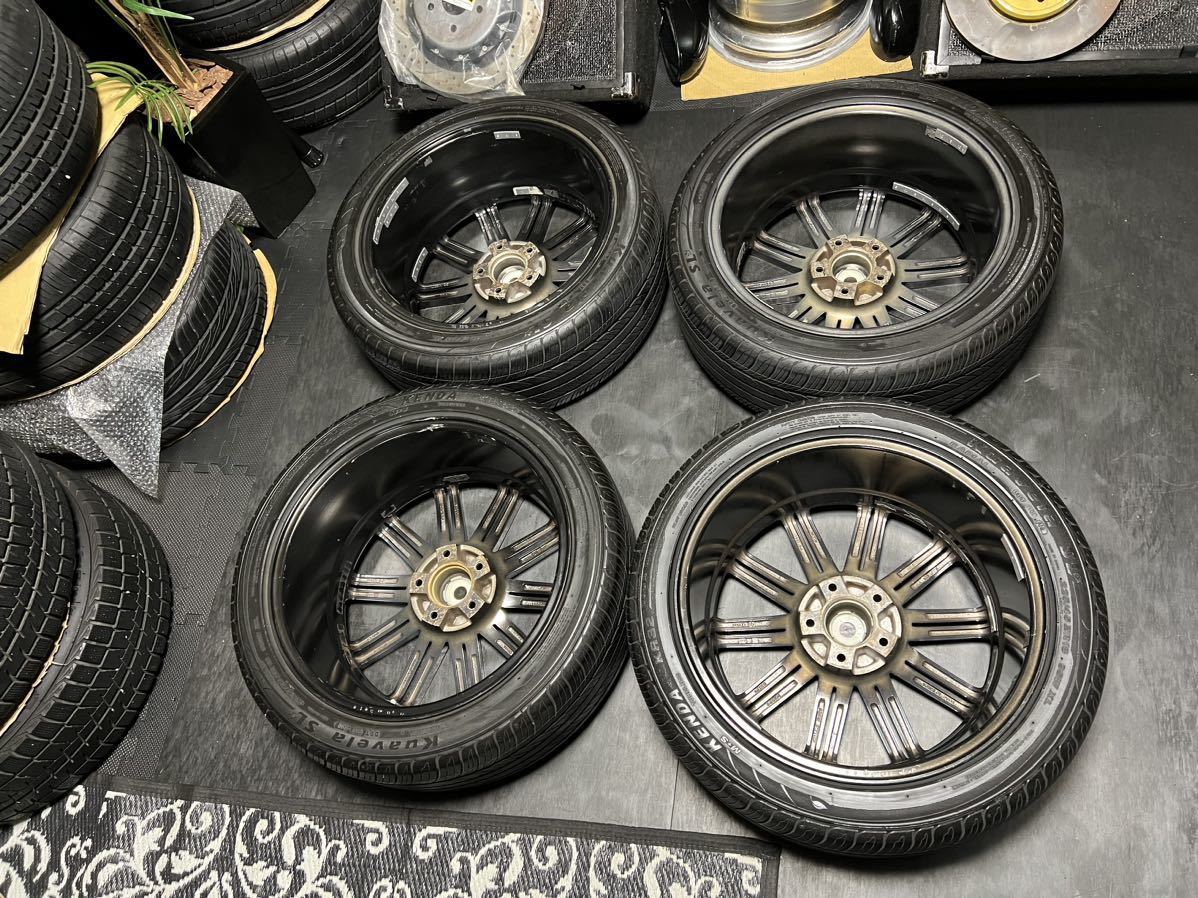 新作，お買い得 BADX バドックス S-HOLD ELEAOOR 18インチ 7.5J＋42 PCD114.3 5穴 ハブ径73ミリ 2020年製 Kuavela SL 225/45ZR18 プリウスα ヴォクシー等
