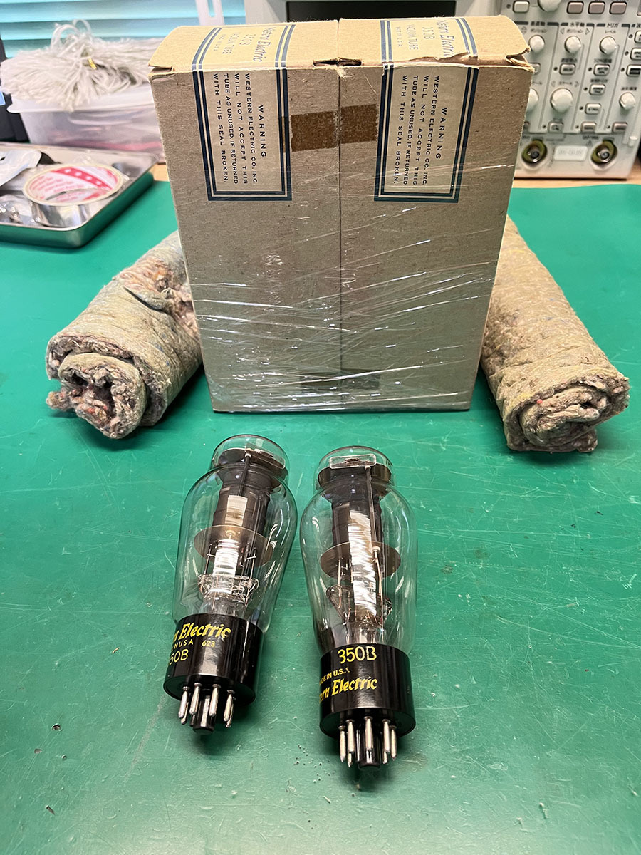 Western Electric WE350B 中古1本　更に1本オマケの2本組