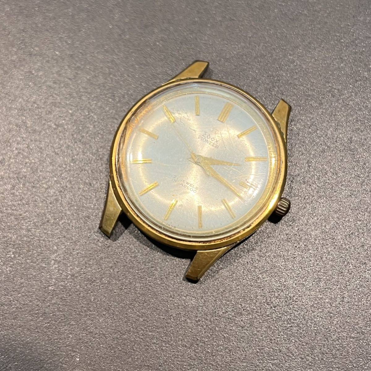 Edox Pioneer エドックス パイオニア 21石INCABLOC 手巻き 腕時計 