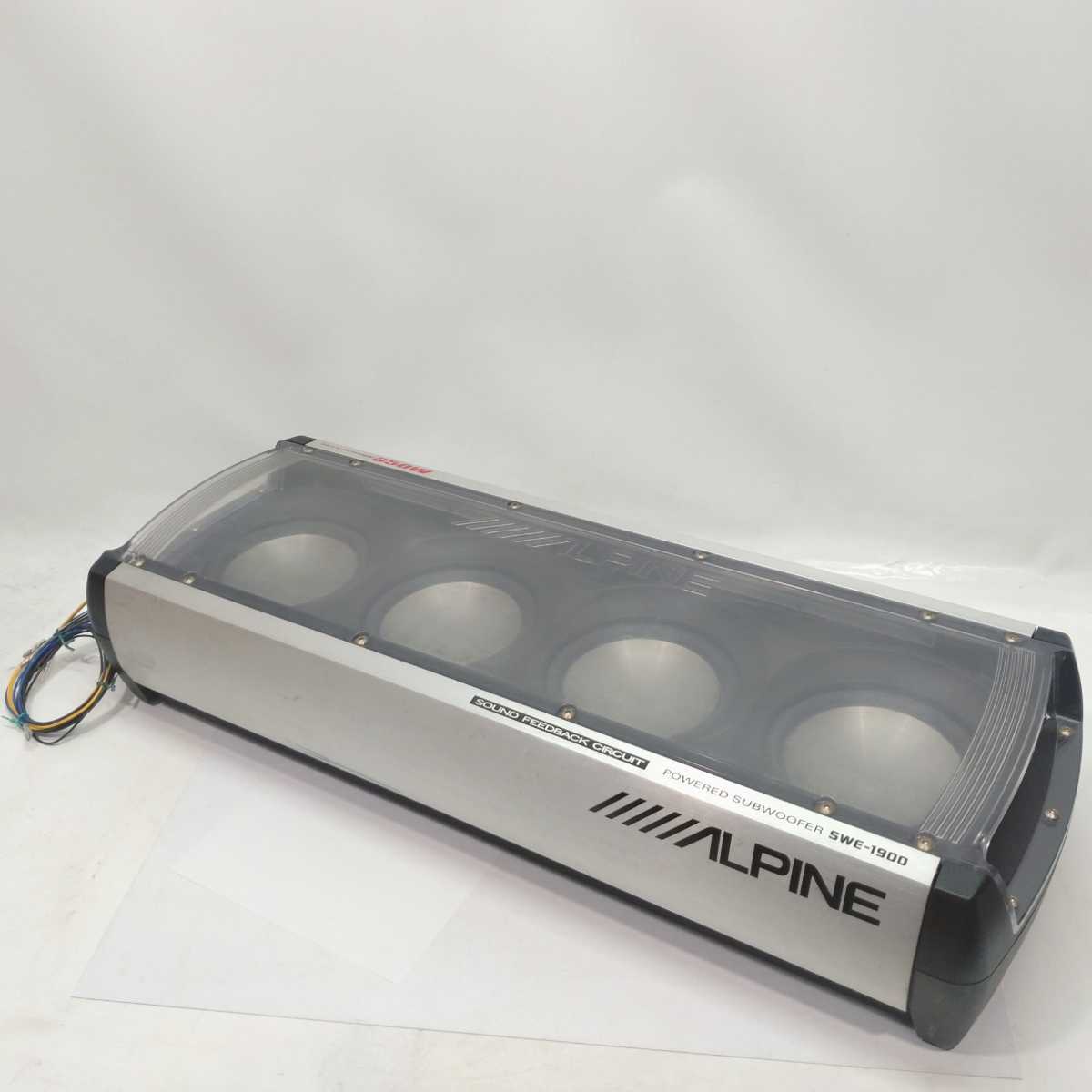 純正 買取 ALPINE アルパイン SWE-1900 最大出力350w サブウーハー 
