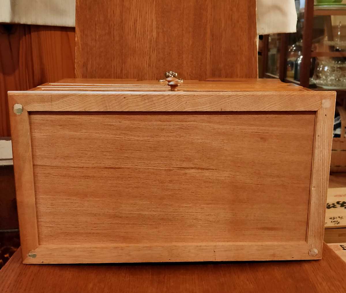 ☆ g-wood ソーイングボックス 裁縫箱 小物入れ 裁縫道具入れ 木製 