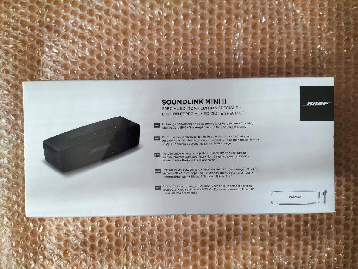新品未開封 BOSE SOUNDLINK MINI II Special Edition トリプルブラック