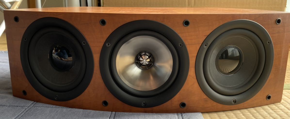 格安，人気セール KEF iQ60c 同軸センタースピーカーと、TAOC TITe-46PIN鋳鉄インシュレーター