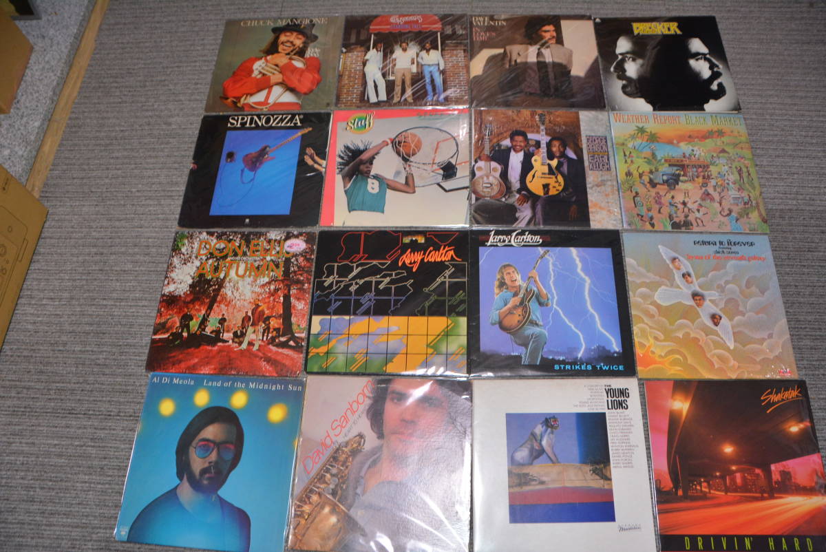 JAZZ　フュージョン　レコード　２８枚まとめ 送料無料 貴重廃盤 fusion まとめて 280枚セット ジャズ フュージョン