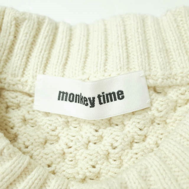 monkey time モンキータイム C/AC ALAN CN VEST コットンアクリル 