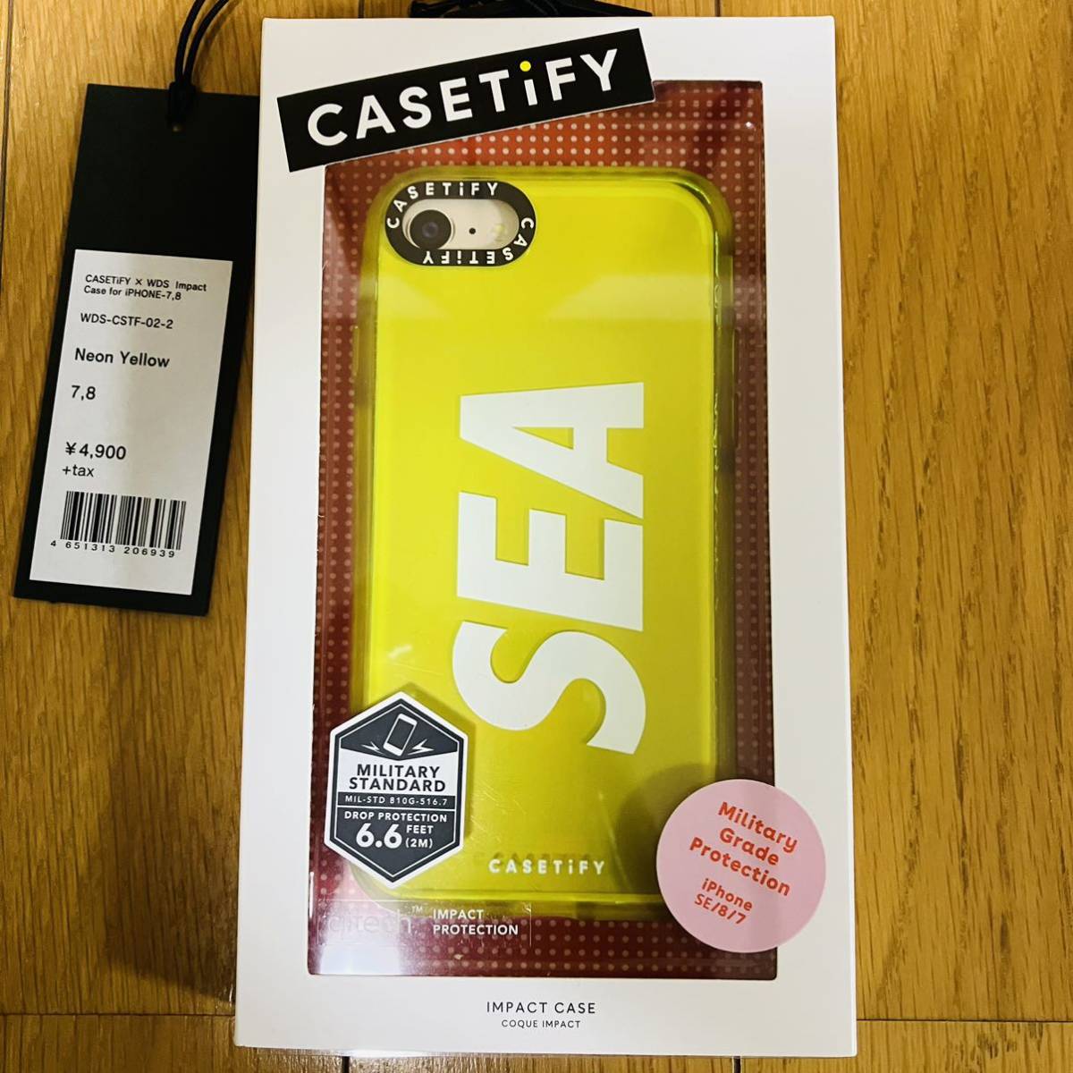 中古 WIND AND SEA × CASETiFY iPhoneケース 7.8.SE SEA AND WIND