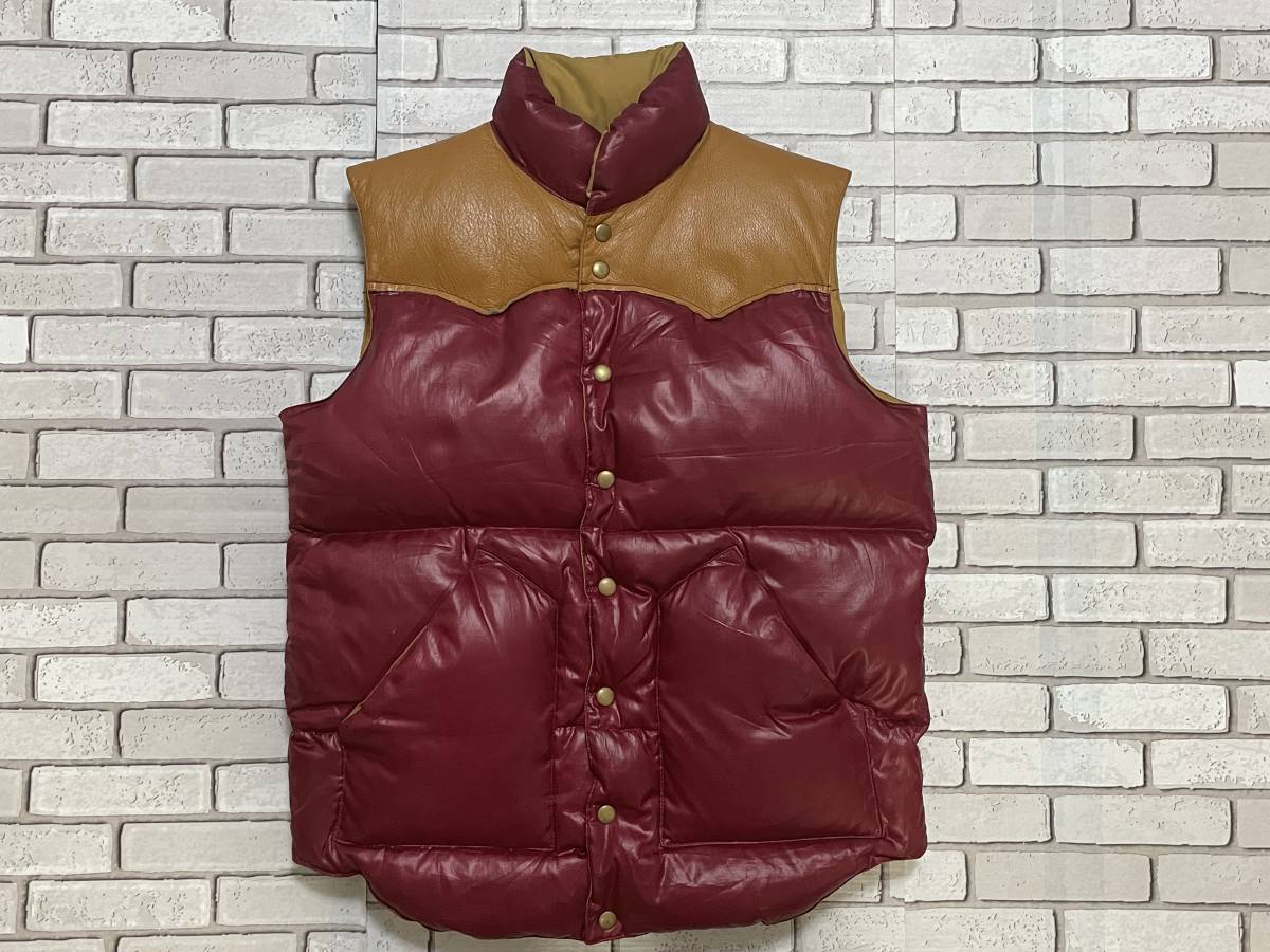ＵＳＥＤ　ダブルワークス　DUBBLEWORKS　ダウンベスト　サイズＬ　ウエアハウス　WAREHOUSE