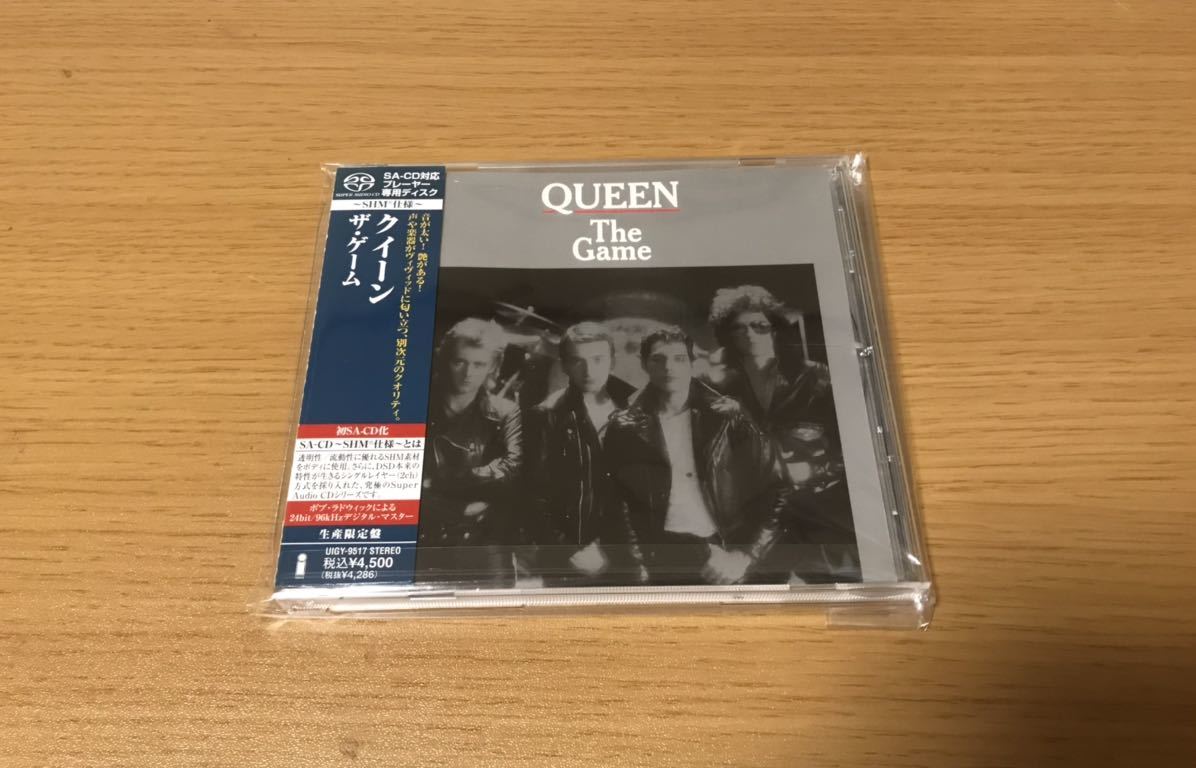 2011年発売・希少盤　SHM-SACD QUEEN クイーン / ゲーム 同年DSDマスター (SACD専用盤） 国内帯有