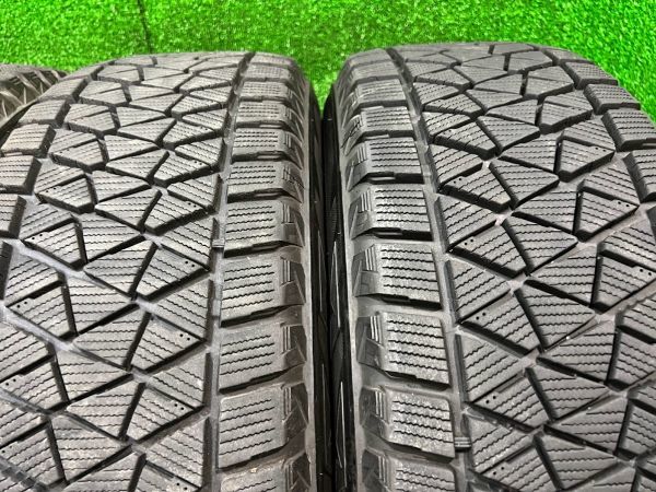 60ハリアー　ブリヂストン　ブリザックDM-V2　225/65R17　純正アルミホイール付きセット　4本　5H/7J　ET39　114.3　スタッドレスタイヤ 225&frasl;65R17 ブリザック DM-V2 ブリヂストンブリザックDM-V2 CX-5 ブリザックDM-V2
