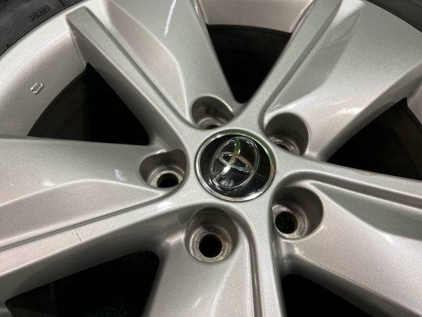 60ハリアー　ブリヂストン　ブリザックDM-V2　225/65R17　純正アルミホイール付きセット　4本　5H/7J　ET39　114.3　スタッドレスタイヤ 225&frasl;65R17 ブリザック DM-V2 ブリヂストンブリザックDM-V2 CX-5 ブリザックDM-V2