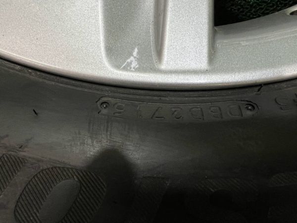 60ハリアー　ブリヂストン　ブリザックDM-V2　225/65R17　純正アルミホイール付きセット　4本　5H/7J　ET39　114.3　スタッドレスタイヤ 225&frasl;65R17 ブリザック DM-V2 ブリヂストンブリザックDM-V2 CX-5 ブリザックDM-V2