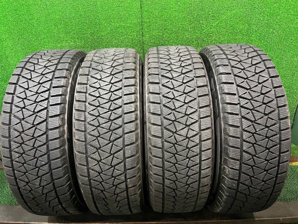 60ハリアー　ブリヂストン　ブリザックDM-V2　225/65R17　純正アルミホイール付きセット　4本　5H/7J　ET39　114.3　スタッドレスタイヤ 225&frasl;65R17 ブリザック DM-V2 ブリヂストンブリザックDM-V2 CX-5 ブリザックDM-V2