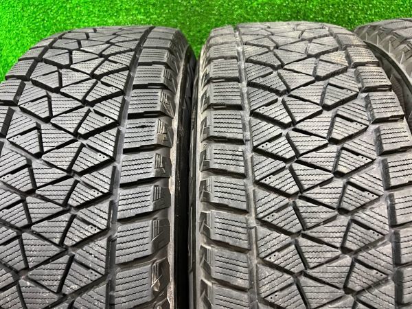 60ハリアー　ブリヂストン　ブリザックDM-V2　225/65R17　純正アルミホイール付きセット　4本　5H/7J　ET39　114.3　スタッドレスタイヤ 225&frasl;65R17 ブリザック DM-V2 ブリヂストンブリザックDM-V2 CX-5 ブリザックDM-V2