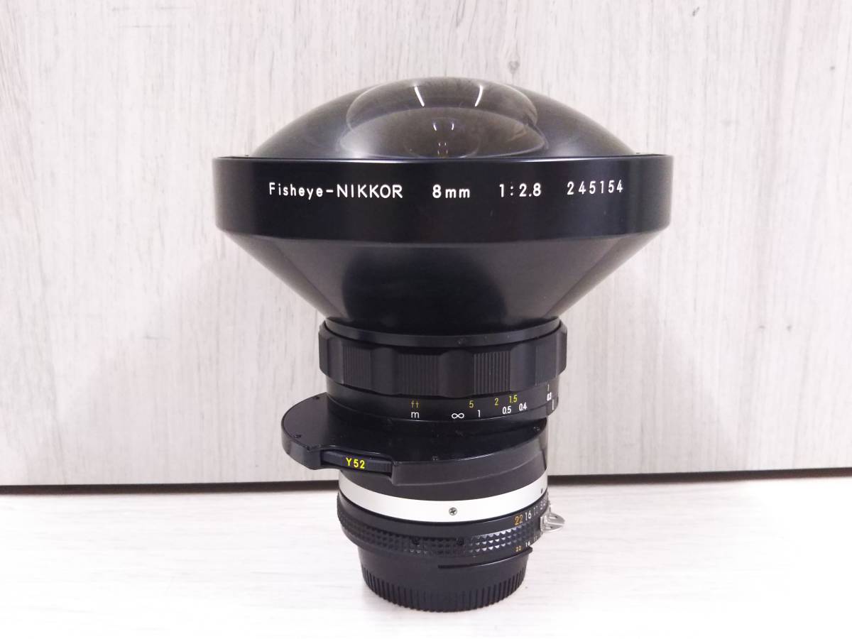 Nikonオールドレンズ　3本　ジャンク ジャンク Nikon FISHEYE-NIKKOR 8mm f2.8 単焦点レンズ - カメラの八百