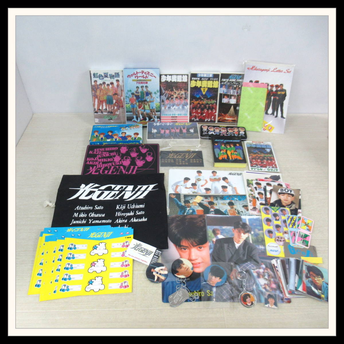 ∀光GENJI グッズセット☆巾着/ブロマイド/ルームプレート/PYUN CHIP