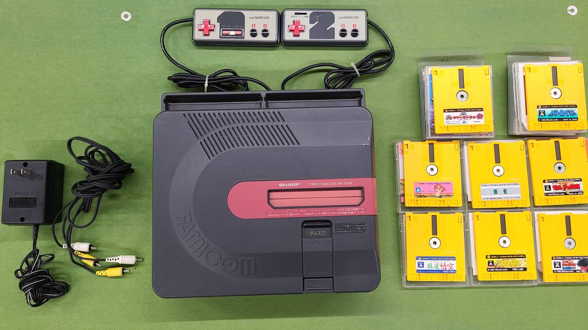 ☆売切り☆SHARP シャープ FC ツインファミコン 本体 AN-500B + ゼルダ 