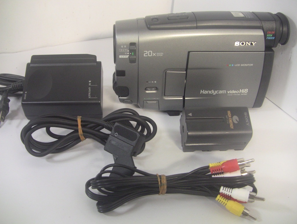 SONY Hi8ビデオカメラ 8mmテープ再生できます CCD-TRV86 ダビング CCD