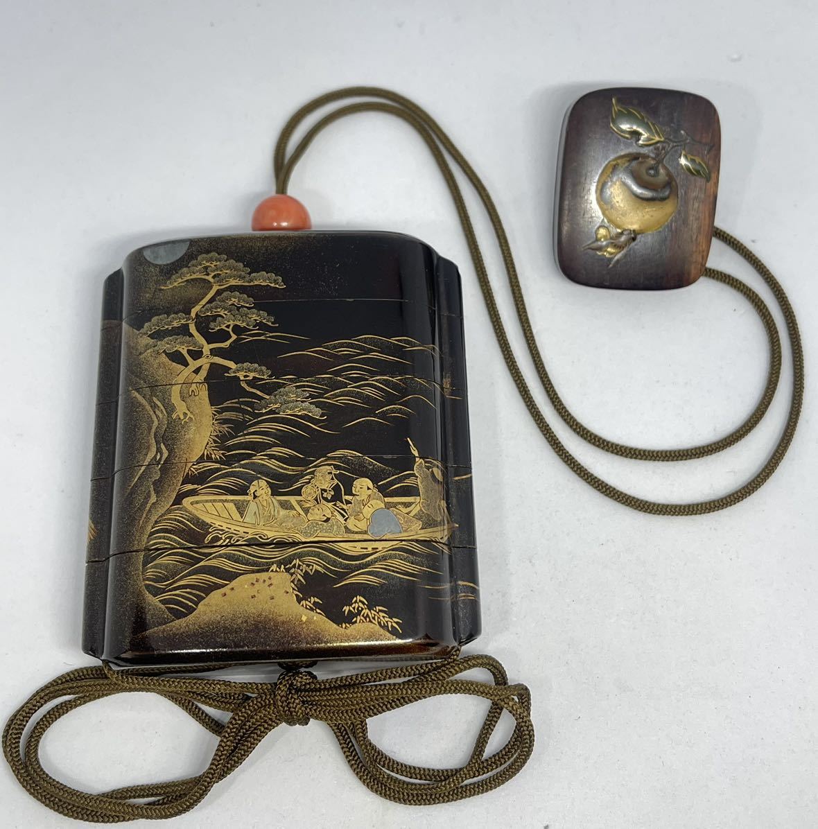 江戸時代　印籠　蒔絵　青貝　梨地 江戸時代 印籠 蒔絵 青貝 梨地 江戸時代 印籠 蒔絵 青貝 梨地