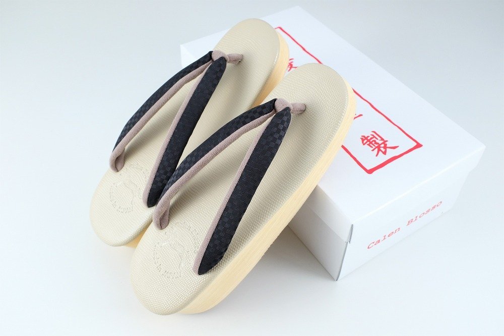 【1円～！！】新品■草履 菱屋■カレンブロッソ カフェ草履 軽量ソール Lサイズ 1-86 カフェ草履 １円～！新・軽量ソール カレンブロッソ カレンブロッソ■ ■菱屋 菱屋謹製