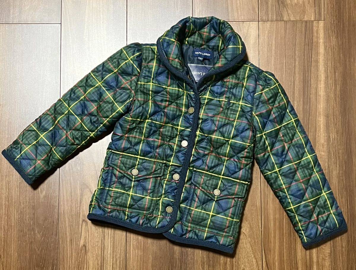 新品☆ラルフローレン☆キルティングジャケット☆110cm 100 男女兼用　ジャンパー　コート　長袖